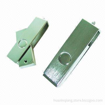 Swivel USB Flash Drives with 128MB-32GB Capacity, 10 Years Data Retention